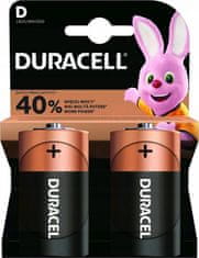 Duracell Duracell Basic alkalická baterie 2 ks (D)