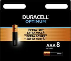 Duracell Duracell Optimum alkalická baterie 8 ks (AAA)