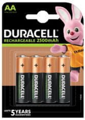 Duracell Duracell Rechargeable baterie 2500mAh 4 ks (AA)