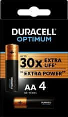 Duracell Duracell Optimum alkalická baterie 4 ks (AA)