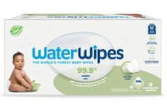 WaterWipes 9x Obrúsky vlhčené bez obsahu plastov Soapberry 60 ks (540 ks)