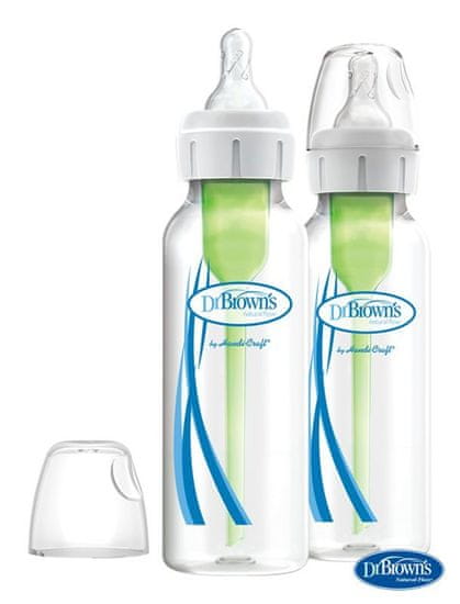 Dr.Brown´s Fľaša antikolik Options+ úzka 2x250 ml plast