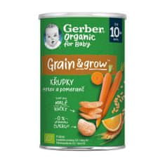 GERBER 5x Organic chrumky s mrkvou a pomarančom 35 g