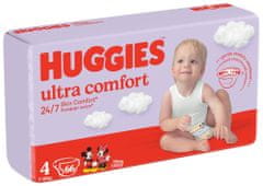 Huggies Plienky jednorázové Ultra Comfort Mega 4 (7-18 kg) 66 ks