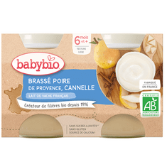 Babybio 3x Brassé hruška škorice 2x 130 g