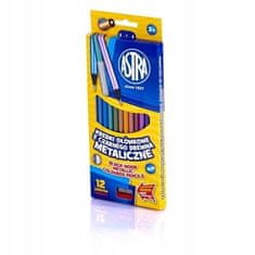 Astra Metalické ceruzky 12 farieb