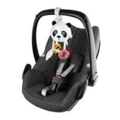 Canpol BABIES Hračka senzorická závesná cestovná Panda s klipom BabiesBoo