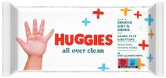 Huggies Single All Over Clean Obrúsky vlhčené 56 ks
