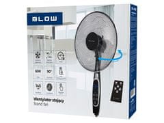 Blow Stojanový ventilátor 40cm 60W LCD s diaľkovým ovládaním 44-076
