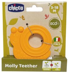 Chicco Hryzačka Eco+ Slimáčik Molly oranžový 3m+