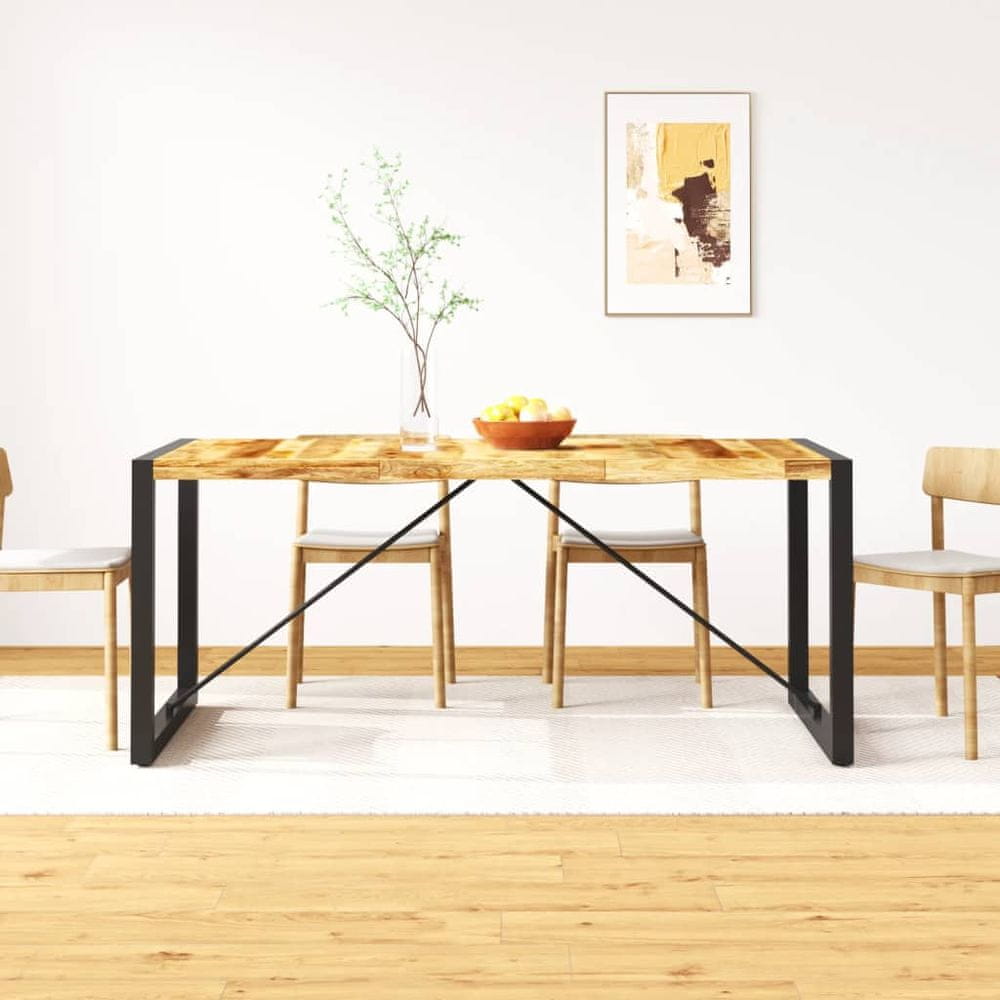 Petromila vidaXL Jedálenský stôl, surový mangový masív 180 cm