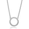 Očarujúce strieborný náhrdelník s kubickými zirkónmi Biella SJ-C338(1)-CZ