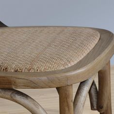 Bolero jedálenské stoličky drevené s operadlom a prírodnou povrchovou úpravou (sada 2ks)
