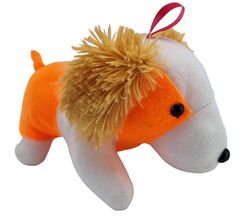 Wiky Oražnový pes plyšový 21cm