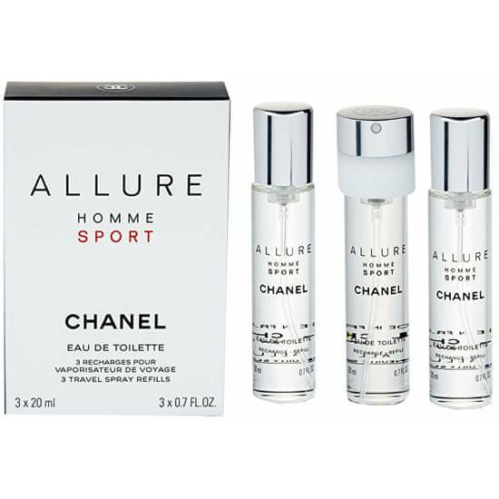 Chanel Allure Homme Sport - EDT náplň (3 x 20 ml)