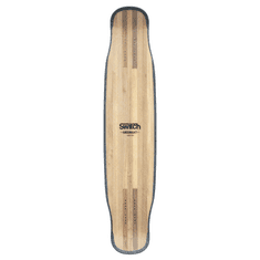Deck longboardboardový Switch Meerkat Caligraffiti pre freestyle a freeride 109cm, 3D grafika, PU sidewalls, vodeodolný, vrstva proti poškriabaniu