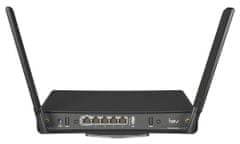 Mikrotik C53UiG+5HPaxD2HPaxD, hAP ax3, 4x 1G LAN, 1x 2.5G LAN, 2.4+5GHz, 802.11a/b/g/n/ac/ax, USB 3.0, ROS L6, USB, PSU