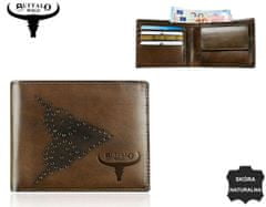 Buffalo Wild Pánska kožená peňaženka Medgy hnedá univerzálny