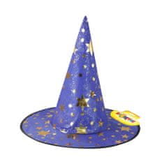 Rappa Detský klobúk modrý čarodejnícky