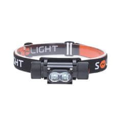 Solight Solight LED čelové nabíjacie svietidlo, 650lm, Li-ion, USB WN41