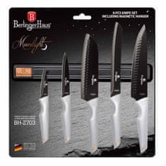 Berlingerhaus Súprava nožov s magnetickým držiakom 6 ks Moonlight Edition