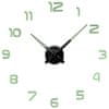Nalepovacie hodiny Luminiferous I, zelená 120 cm