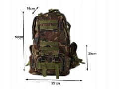ISOTRA Vojenský ruksak VG279_MC, 48 L