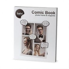 Balvi Fotorámik s bublinami Comic Book, biely
