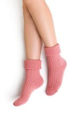 Amiatex Dámske ponožky 067 pink + Nadkolienky Gatta Calzino Strech, pudrovo ružová, 35/37
