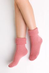 Amiatex Dámske ponožky 067 pink, pudrovo ružová, 35/37