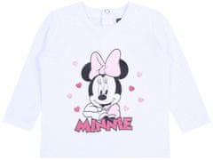 Disney Detská tepláková súprava Disney Minnie Mouse sivo-ružová bavlna