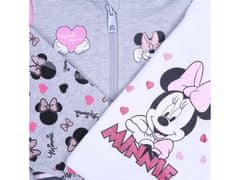Disney Detská tepláková súprava Disney Minnie Mouse sivo-ružová bavlna 6-9 m 74 cm