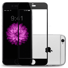 CO2 Tvrdené sklo Co2 pre iPhone 6 6S, 10D, čierne 0011