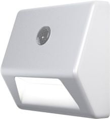 LEDVANCE Svietidlo LEDVANCE NIGHTLUX Stair White, so senzorom pohybu, 3xAAA, 73x28x84 mm