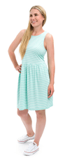 Vero Moda Dámske šaty VMMADI Tight Fit 10282550 Limpet Shell (Veľkosť M)
