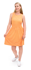 Vero Moda Dámske šaty VMMADI Tight Fit 10282550 Radiant Yellow (Veľkosť L)