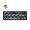V2 QMK Mechanická klávesnica Knob, Frosted Black, Hot-Swappable Keychron K Pro Red