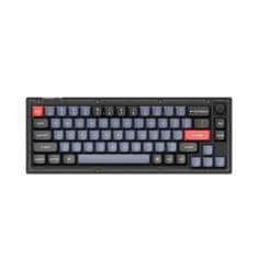 Keychron V2 QMK Mechanická klávesnica Knob, Frosted Black, Hot-Swappable Keychron K Pro Red