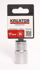 Kreator KRT502008 - 1/2 "Nástrčná hlavica (orech) 17mm