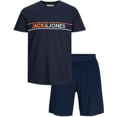 Jack&Jones Pánske pyžamo JACJAXON Standard Fit 12248978 Navy Blazer (Veľkosť S)