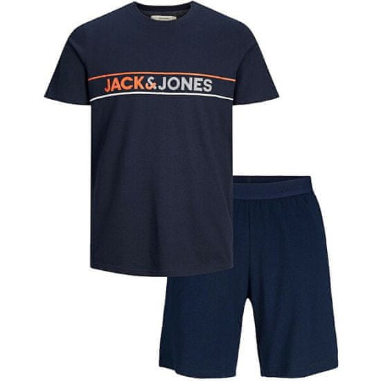 Jack&Jones Pánske pyžamo JACJAXON Standard Fit 12248978 Navy Blazer