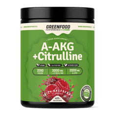 GreenFood Nutrition Performance A-AKG + Citrulline Malate 420g - Malina