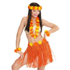 Widmann Súprava Hawaii oranžová 5 kusov - 40 cm