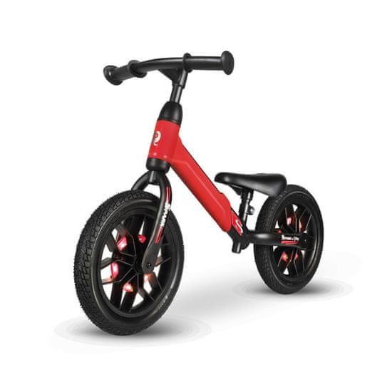 Qplay Detský balančný bicykel Spark červený