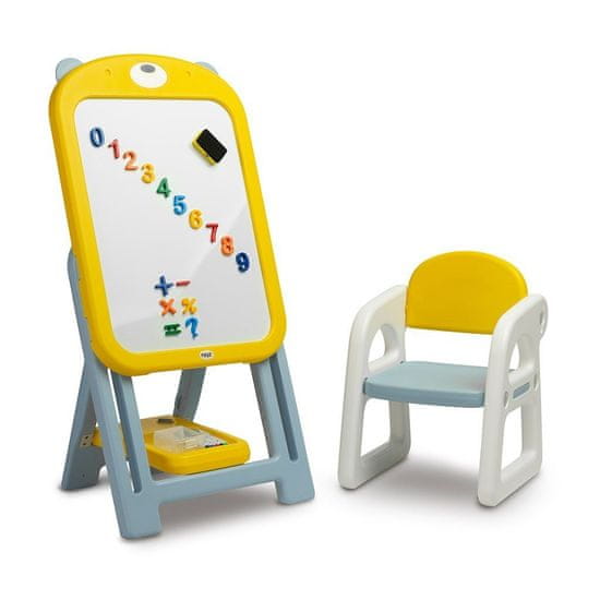 TOYZ Detská tabuľa so stoličkou TED yellow