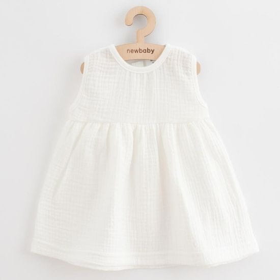 NEW BABY Dojčenské mušelínové šaty Elizabeth
