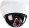 König NEDIS atrapa bezpečnostní kamery s infračervenou LED/ dome/ IP44/ venkovní i vnitřní/ bílá