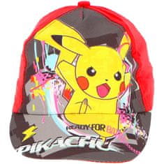 Difuzed Detská šiltovka Pokémon Pikachu Battle červená Velikost: 56