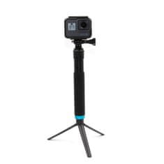 TELESIN Selfie tyč pre športové kamery, čierna