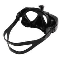 TELESIN Diving potápačské okuliare s držiakom na športové kamery, čierne